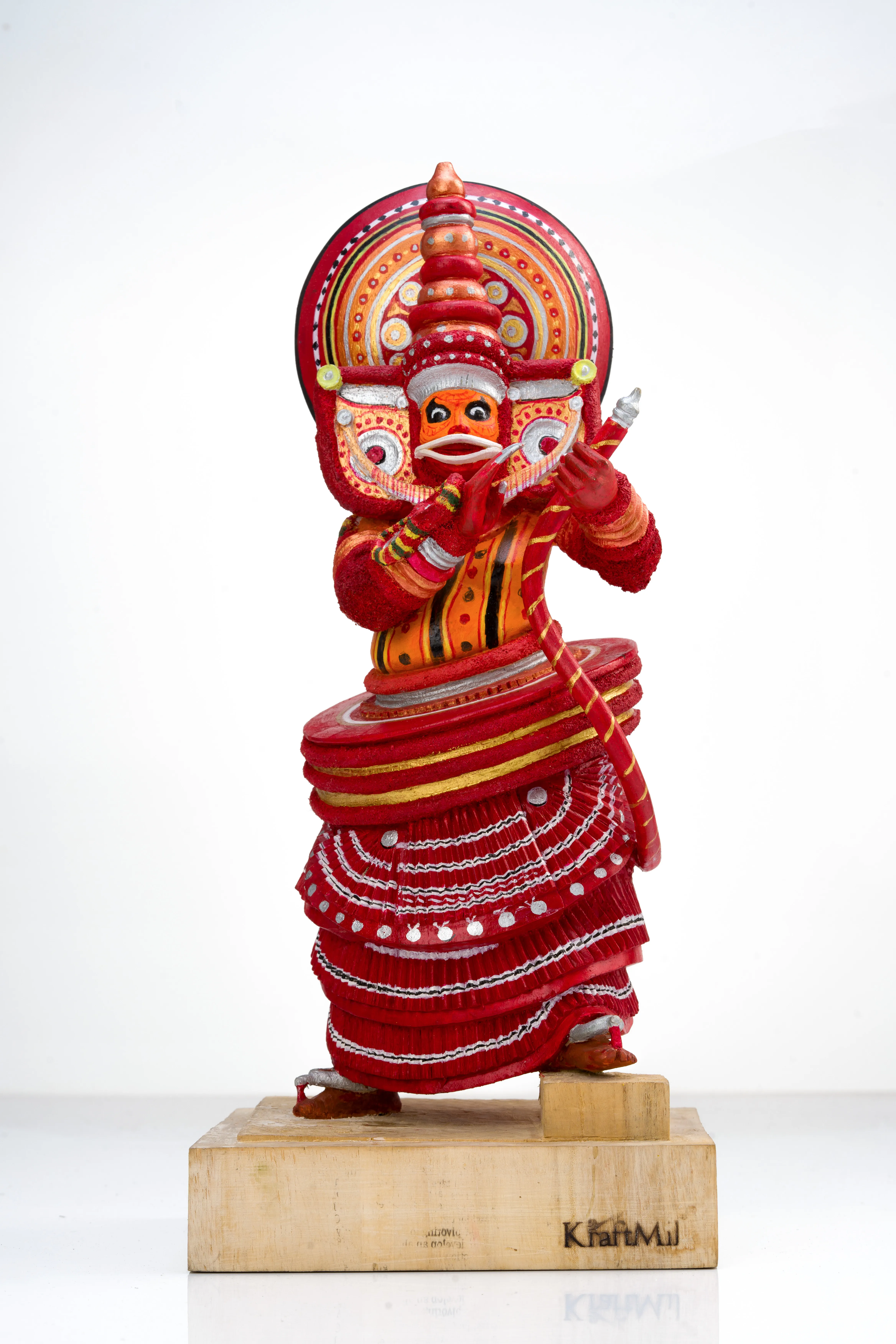 Theyyam Wooden Scupture