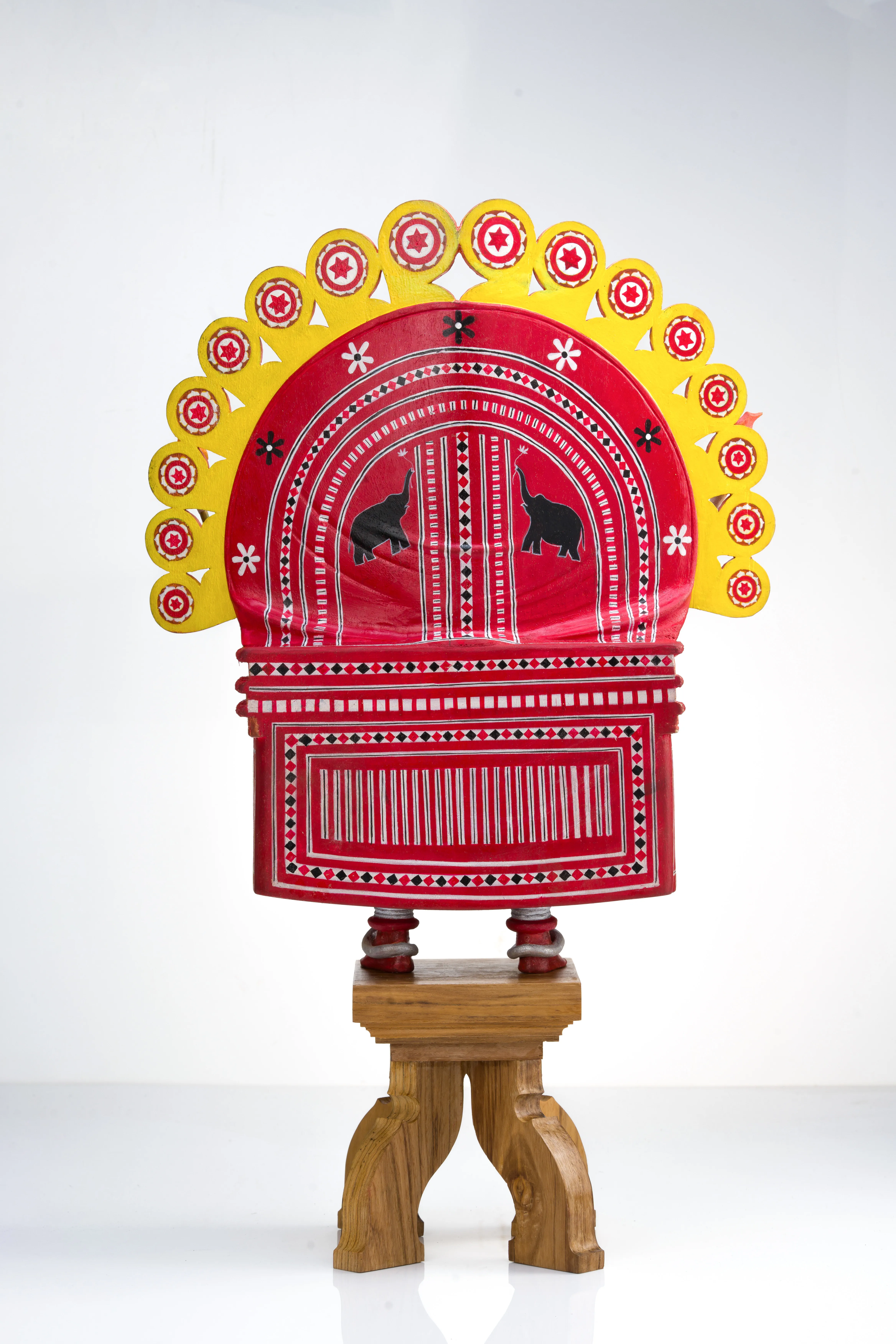 Theyyam Wooden Sculpture - View 4